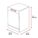 Lavavajillas - Balay 3VS572IP, 13 servicios,  5 Programas, Función pausa + carga, Rackmatic, Inox