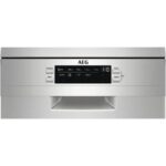 Lavavajillas - AEG FFB62427ZM, 9 servicios, 9 programas, 45 cm, Brazo aspersor doble, Inox - Imagen 3