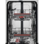 Lavavajillas - AEG FFB62427ZM, 9 servicios, 9 programas, 45 cm, Brazo aspersor doble, Inox - Imagen 4