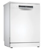 Lavavajillas - Bosch SMS4EMW06E, 14 servicios, 6 programas, 60 cm, Home Connect, RackMatic, Blanco