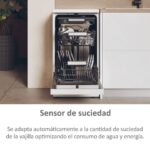 Lavavajillas - Haier I-Pro Shine Series 5 XF1C3TB1FW, 11 servicios, 8 programas, 45 cm, Motor Inverter, Wi-Fi, Blanco - Imagen 8