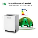 Lavavajillas integrable - LG DB273TX, 14 servicios, 9 programas, 59.8 cm,  Tercera bandeja, QuadWash™, Sin panelar - Imagen 4