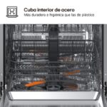 Lavavajillas integrable - LG DB273TX, 14 servicios, 9 programas, 59.8 cm,  Tercera bandeja, QuadWash™, Sin panelar - Imagen 7