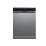 Lavavajillas - Midea MDWEF1433DSS, 14 servicios, 9 programas, 59.8 cm, Aquastop, Inox