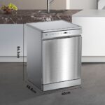 Lavavajillas libre instalación 60 cm - VOK EVD-14FCSAD, 8 programas, 60 cm, Inox - Imagen 4