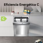 Lavavajillas libre instalación 60 cm - VOK EVD-14FCSAD, 8 programas, 60 cm, Inox - Imagen 8