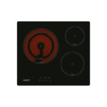 CATA Placa de vitrocerámica - CATA ENCIMERA CATA VITROCERAMICA 3 F. TD 6003 BK, 3 zonas, 59 cm, Negro