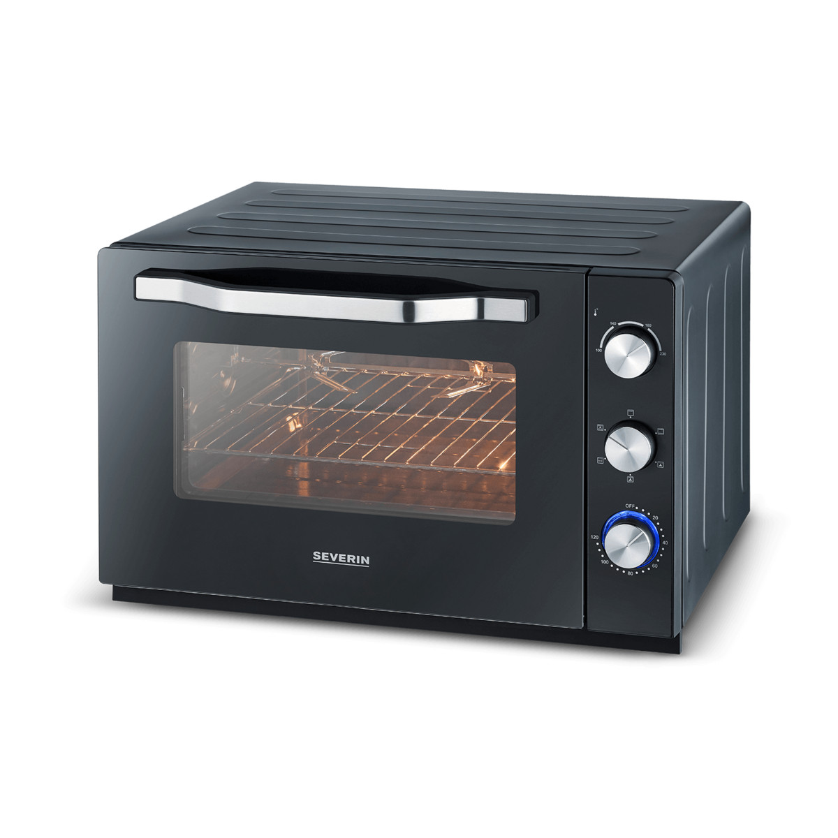 100436894_1 SEVERIN Horno de sobremesa - SEVERIN TO 2073, 2200 W, 60 l, negro - Imagen 1
