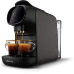 L Cafetera de cápsulas - L'OR LM9012/20, 19 bar, 1450 W, Negro