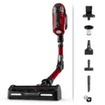 ROWENTA Aspirador escoba - ROWENTA RH98A9WO, 320 W, Potencia de succión 200 AirWatt, Depósito 0,9 l, Autonomía 45 min, Rojo y negro