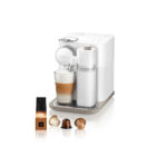 DE LONGHI Cafetera de cápsulas - DE LONGHI Gran Latissima EN 640.W, 19 bar, 500 ml, 1400 W, Blanco