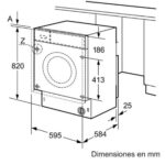 BOSCH Lavadora secadora - BOSCH Serie 6 WKD28543ES, 7 kg + 4 kg, Blanco - Imagen 4