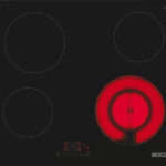 BOSCH Encimera vitrocerámica - BOSCH PKF611BB8E, 4 zonas, 592 mm, Negro