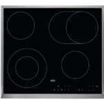 AEG Placa de vitrocerámica - AEG HK634060XB, 4 zonas, 576 mm, Negro