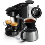 PHILIPS Cafetera de cápsulas - PHILIPS HD6592/64, 1 bar, 1450 W, Inox