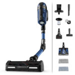ROWENTA Aspirador escoba - ROWENTA RH98C0, 320 W, Potencia de succión 200 AirWatt, Depósito 0,9 l, Autonomía 45 min, Azul