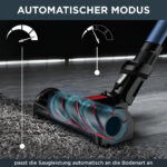 ROWENTA Aspirador escoba - ROWENTA RH98C0, 320 W, Potencia de succión 200 AirWatt, Depósito 0,9 l, Autonomía 45 min, Azul - Imagen 8