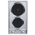 GORENJE Placa de vitrocerámica - GORENJE 151761, 2 zonas, 288 mm, Inox