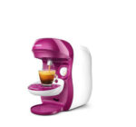 BOSCH Cafetera de goteo - BOSCH Tassimo Happy TAS1001, 3,3 bar, 1400 W, Blanco/Rosa - Imagen 2