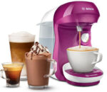 BOSCH Cafetera de goteo - BOSCH Tassimo Happy TAS1001, 3,3 bar, 1400 W, Blanco/Rosa - Imagen 4