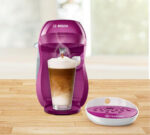 BOSCH Cafetera de goteo - BOSCH Tassimo Happy TAS1001, 3,3 bar, 1400 W, Blanco/Rosa - Imagen 6