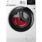 AEG Lavadora secadora - AEG Serie 7000 DualSense LWR7194M4B, 1400 rpm, motor Inverter, 9 kg + 5 kg, Blanco