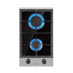 KLARSTEIN Placa de gas - KLARSTEIN CGCH6-Illuminosa-D, 2 zonas, 36 cm, Negro