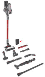 HOOVER Aspirador escoba - HOOVER 39400359, 22 V, Depósito 0,7 l, Autonomía 35 min, Negro