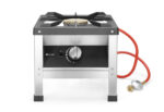 HENDI Placa de gas - HENDI 147801, 1 zone(s) zonas, LPG (Propane/Butane), 440 mm, Inox