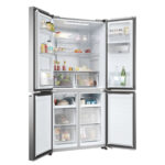 HAIER Frigorífico americano - HAIER HCR3818EWMM, No Frost, Dinámico (con ventilador), Altura 181,5 cm, Capacidad 463 l, Acero inoxidable - Imagen 2