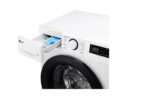 LG Lavadora carga frontal - LG F4WR5009A6W, 9 kg, 1400 rpm, 12 programas, Blanco - Imagen 4