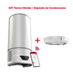 ARISTON Termo Híbrido - LYDOS HYBRID WIFI 80L + BANDEJA CONDENSADOS ARISTON, 80 l, Gris