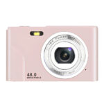 SYNTEK Cámara digital - SYNTEK Cámara de Fotos Profesional 48MP 1080P FHD con Enfoque Automático y Pantalla HD Cámara Digital, 48 megapixel, Rosa