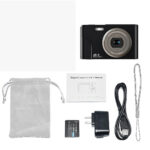 SYNTEK Cámara digital - SYNTEK Cámara de Fotos Profesional 48MP 1080P FHD con Enfoque Automático y Pantalla HD Cámara Digital, 48 megapixel, Rosa - Imagen 2