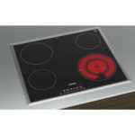 SIEMENS Placa de vitrocerámica - SIEMENS ET645FFN1E, 4 zonas, 583 mm, Negro - Imagen 7