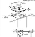 ELECTROLUX Placa de gas - ELECTROLUX EGS6436WW, 4 zonas, 595 mm, Inox - Imagen 3