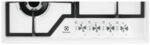 ELECTROLUX Placa de gas - ELECTROLUX EGS6436WW, 4 zonas, 595 mm, Inox - Imagen 4