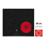 BALAY Placa vitrocerámica - Balay 3EB720LR, 4 zonas, Función Programación , Negro - Imagen 5