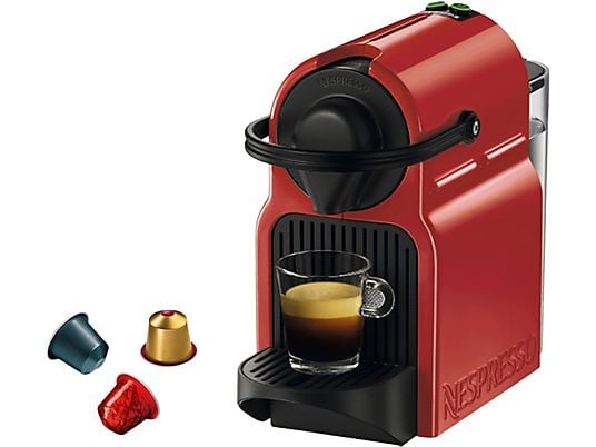 1207703_1 KRUPS Cafetera de cápsulas - Nespresso® Krups Inissia XN1005, 1260 W, 19 Bar, 0.7 L, Calentamiento en 25 s, Apagado automático, Rojo - Imagen 1