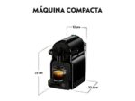 DE LONGHI Cafetera de cápsulas - De'Longhi Nespresso® Inissia EN80.B, 1260 W, 19 bar, 0.7 l, Calentamiento 25 s, Apagado automático, Negro - Imagen 5