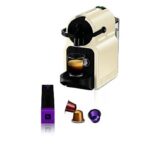 DE LONGHI Cafetera de cápsulas - De'Longhi Nespresso® Inissia EN80.CW, 1260 W, 19 bar, 0.7 l, Calentamiento 25 s, Apagado automático, Crema