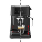 DE LONGHI Cafetera espresso manual - DE LONGHI Stilosa EC235.BK, 15 bar, 1100 W, 2 tazas, Preto - Imagen 4