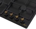 VITROKITCHEN Placa de gas - VITROKITCHEN EN63RN, 4 zonas, Propane/butane, 580 mm, Antracita - Imagen 3