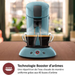 SENSEO Cafetera de cápsulas - SENSEO HD6553/21, 1,0 bar, 1450 W, Azul - Imagen 3