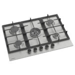 INFINITON Placa de gas - INFINITON 76AGX51, 5 zonas, Propane/butane, 500 mm, Plata - Imagen 2