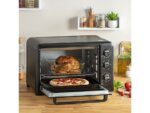 MOULINEX Mini horno - Moulinex OX4648 OPTIMO, 1600 W, Capacidad 33 L, Hasta 240°C, 6 modos de cocción, Temporizador 120 min., Accesorios incluidos, Ne - Imagen 6