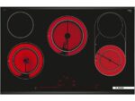 BOSCH Placa vitrocerámica - Bosch PKM875DP1D, Vitrocerámica, Eléctrica, 5 zonas, 23 cm, Negro