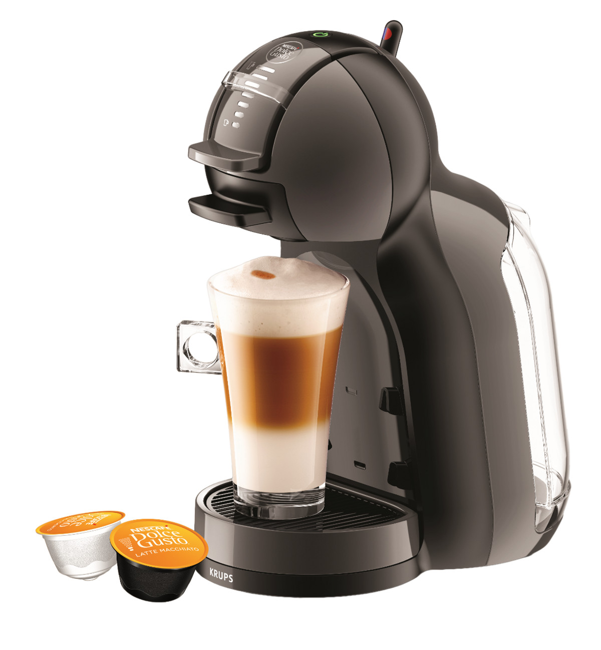 133472586_1 KRUPS Cafetera de cápsulas - KRUPS KP1238AS, 15 bar, 1500 W, Negro Antracita - Imagen 1