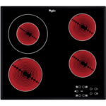 WHIRLPOOL Placa de vitrocerámica - WHIRLPOOL AKT 8130 BA, 4 Fuegos zonas, 580 mm, Negro
