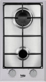 BEKO Placa de gas - BEKO HDCG 32220 SX, 2 zonas, 300 mm, Inox - Imagen 2